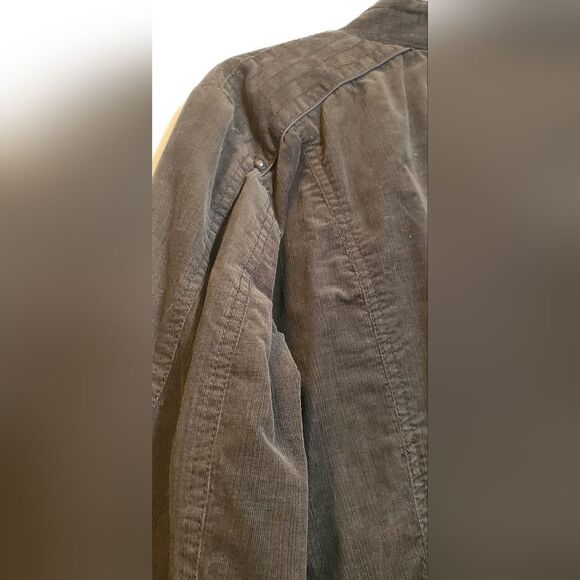 Size 8 Olsen Europe Brown Corduroy Blazer Jacket and Textured Fabric 98% Cotton - Picture 4 of 13